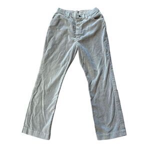 Vintage Wrangler Grey Velvet Pants Western Size 16 High Waisted Soft